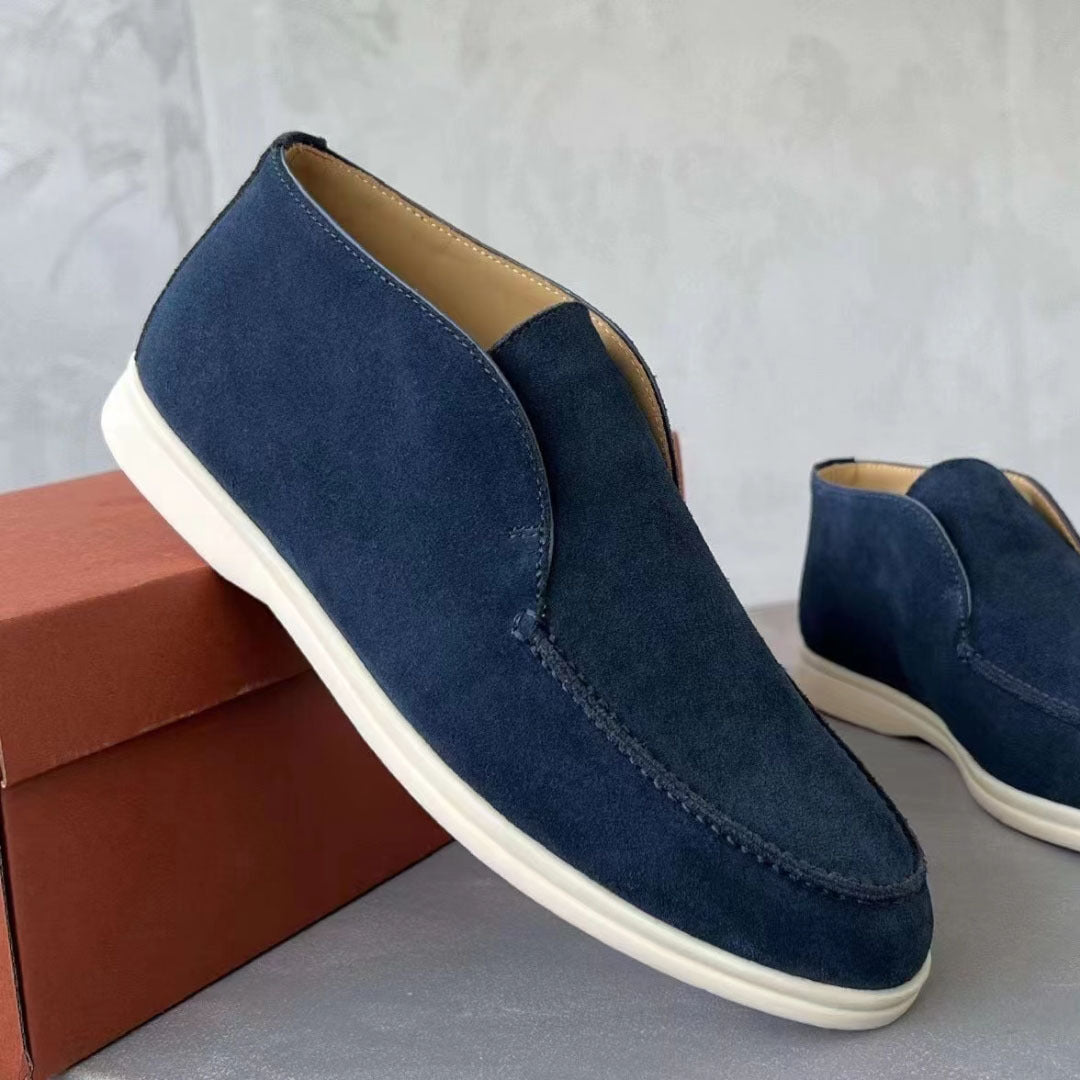 Retro Flat Ankle-length Loafers
