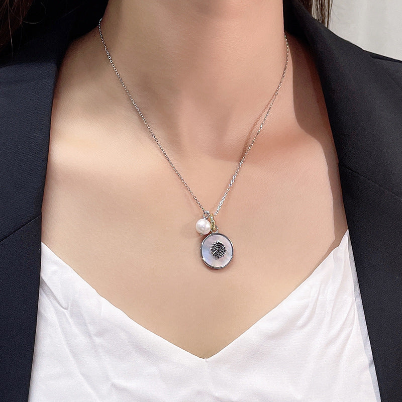 S925 Silver Baroque Pearl Necklace