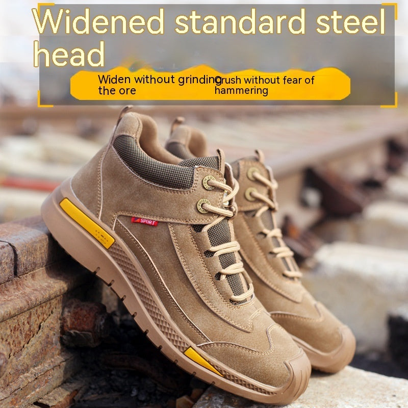Protective Steel Toe High-Top Shoes