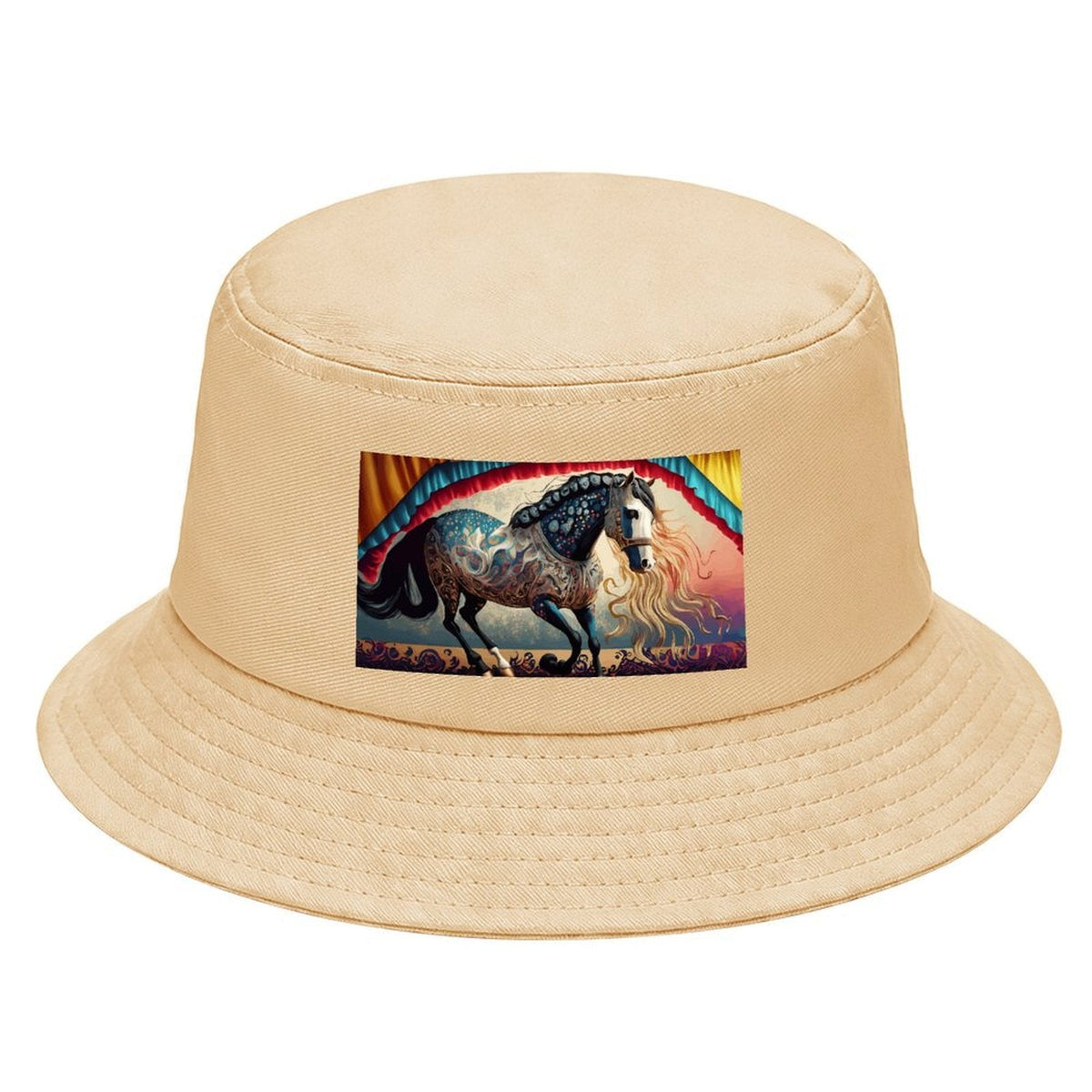 Bejeweled Horse Design Kid's Bucket Hat | Ships from USA