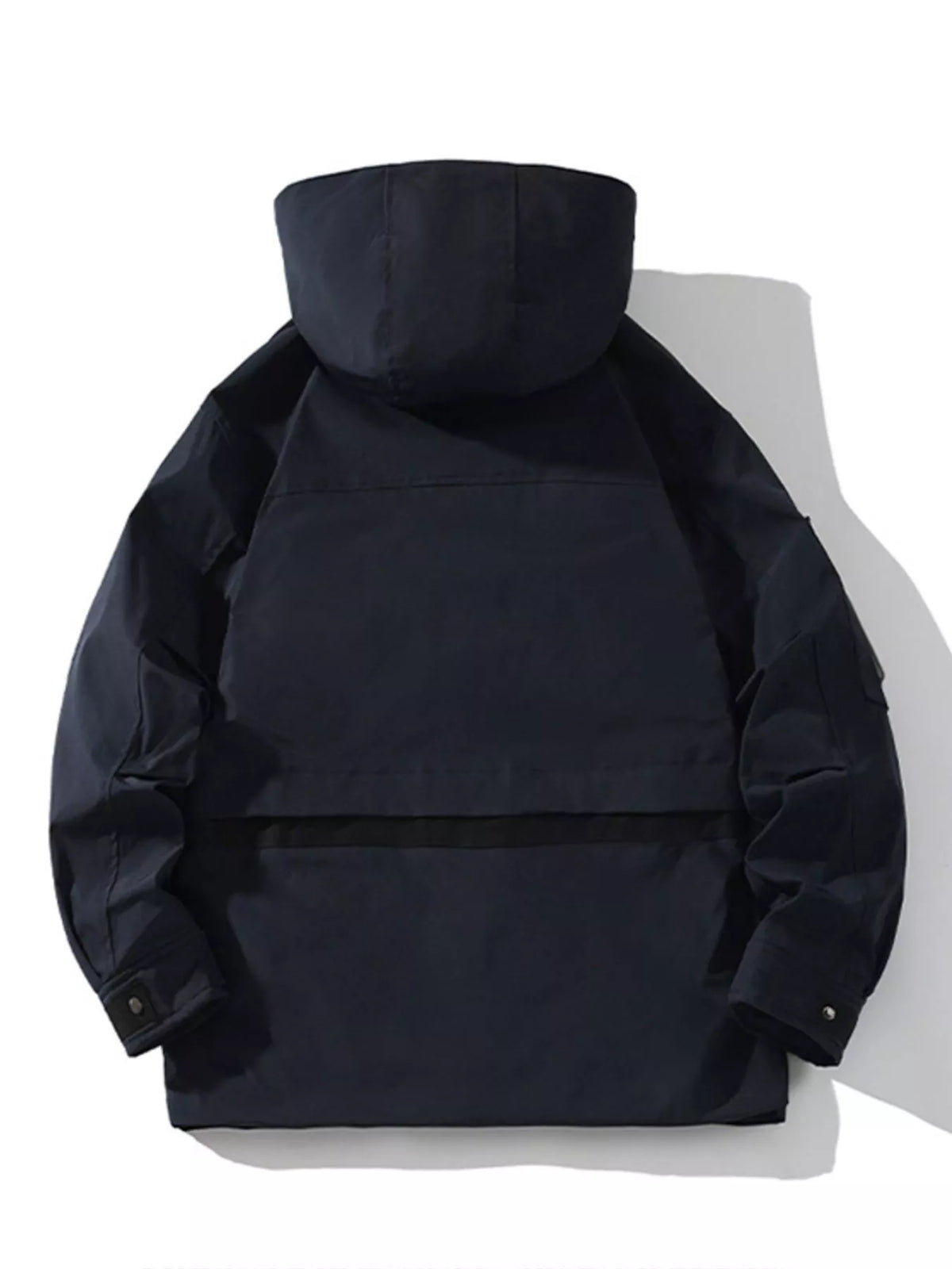Men's Plus Size Zip Up Hooded Jacket