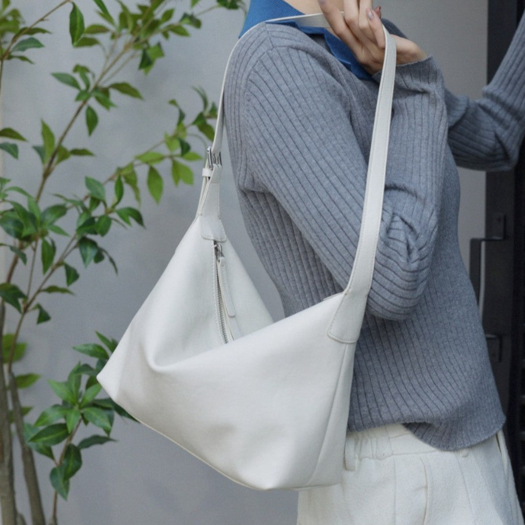 Fashionable And Versatile New Cowhide Shoulder Bag