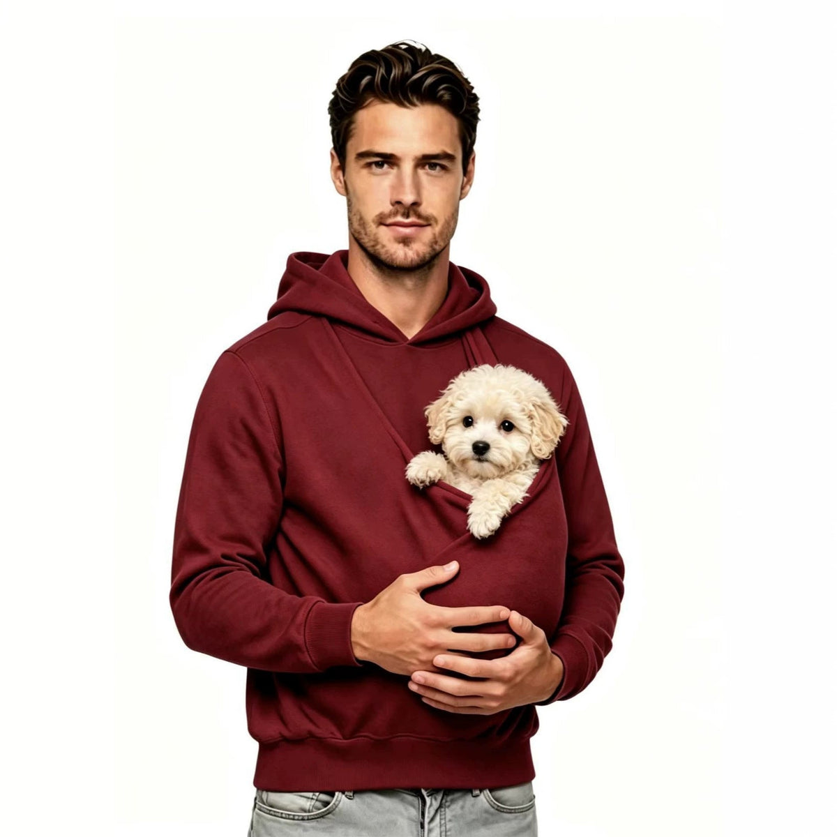 Unisex Hoodie Pet-friendly One-piece Hooded Sweatshirt