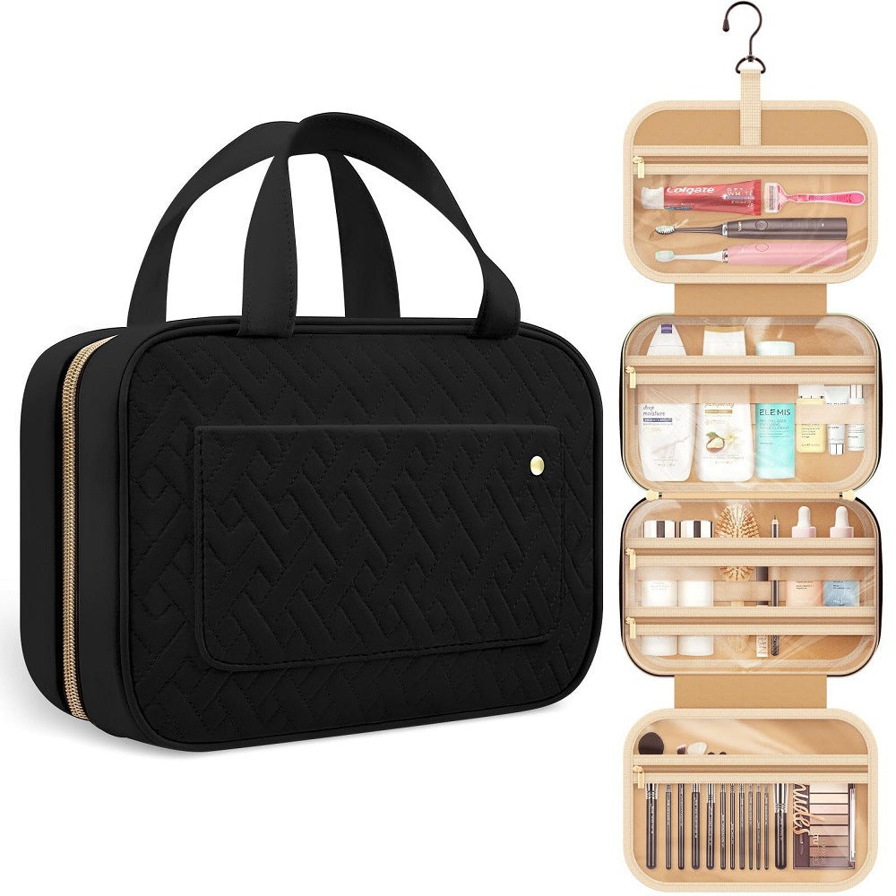Women's Travel Toiletry Bag with Hanging Hook