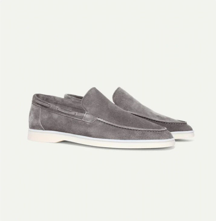 Men's Matte Suede Slip-On Loafers