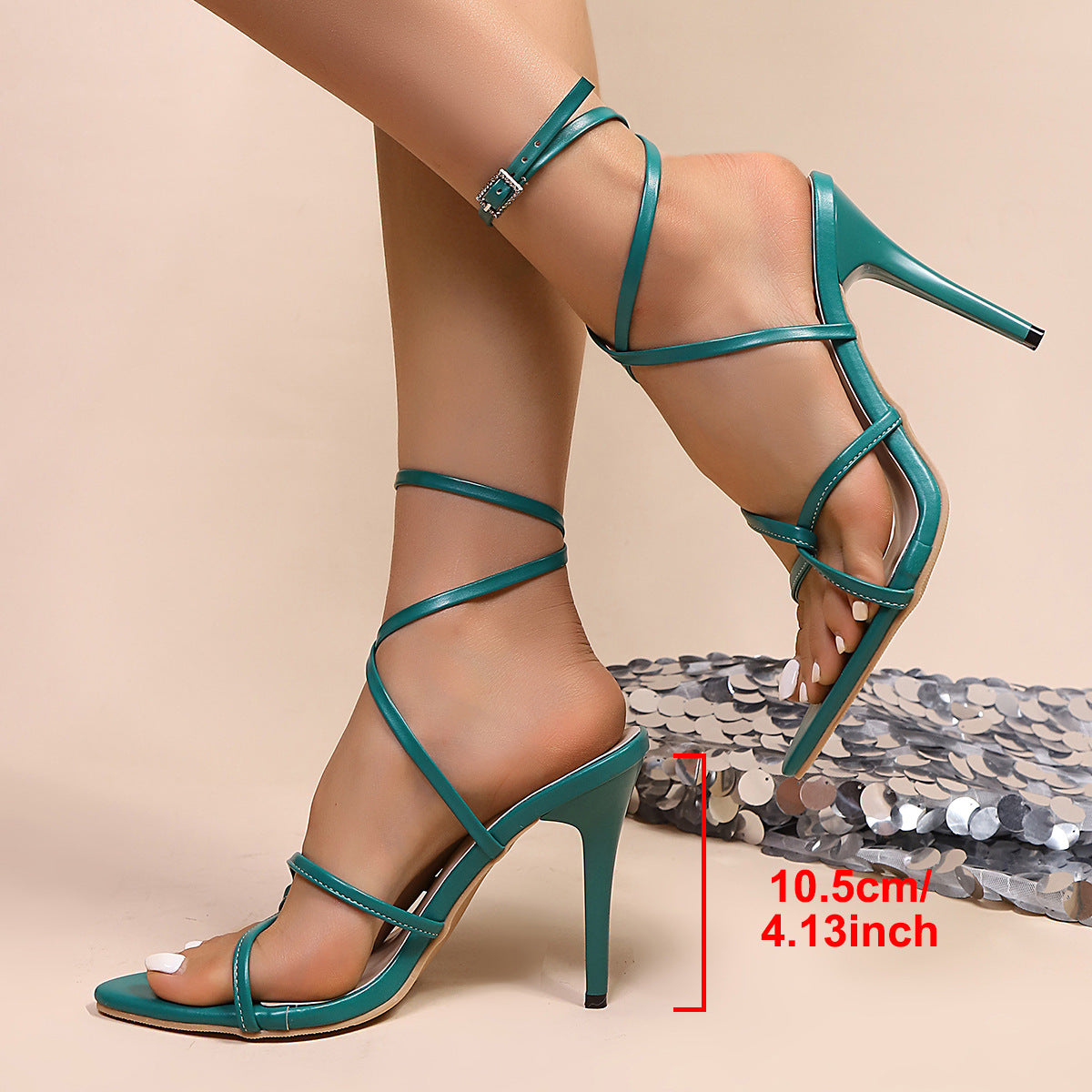 Women's Open-Toe High-Heels