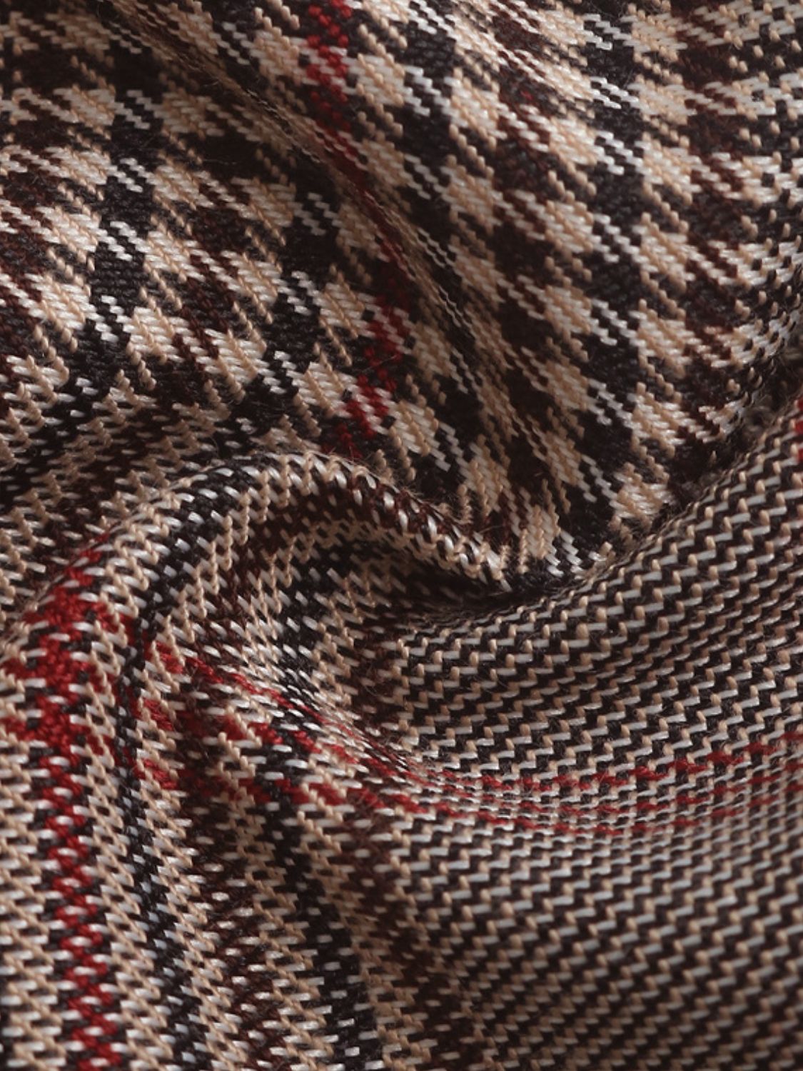 Pantalones Rectos Perfee de Cuadros con Bolsillos