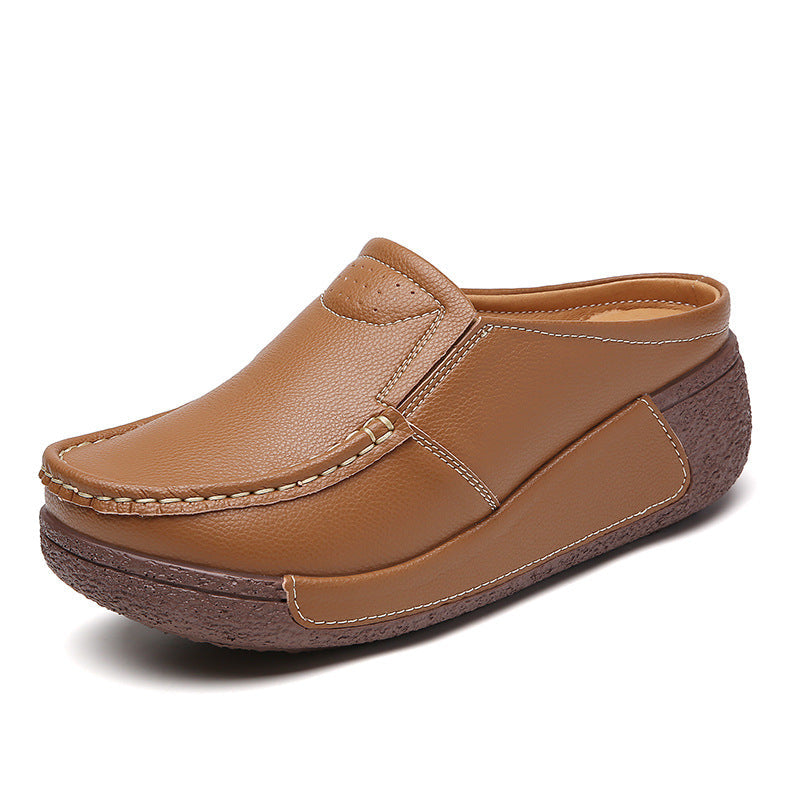 Casual Thick Bottom Slip-On Slippers