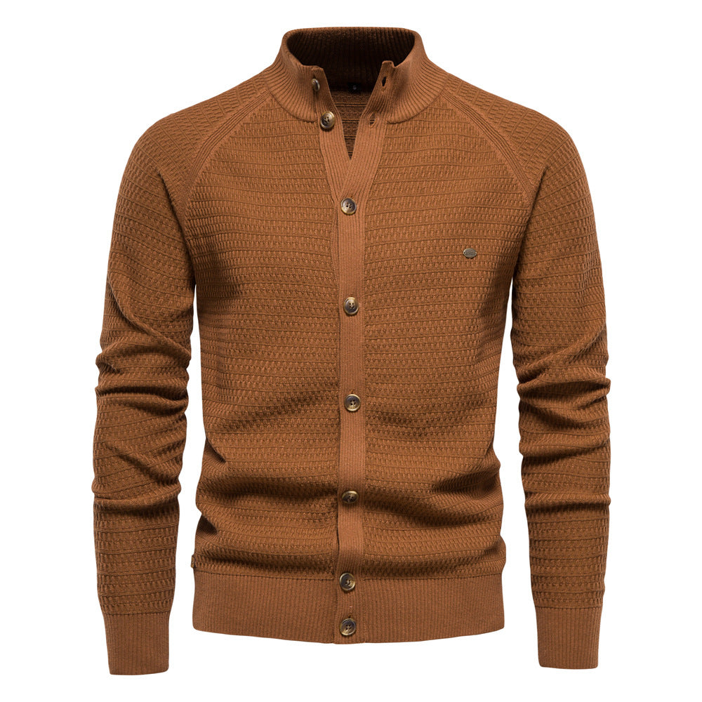 European And American Jacket Cross-border Foreign Trade Autumn And Winter New Cardigan Men's Sweater High Quality Business Sweater Knitted Sweater For Men