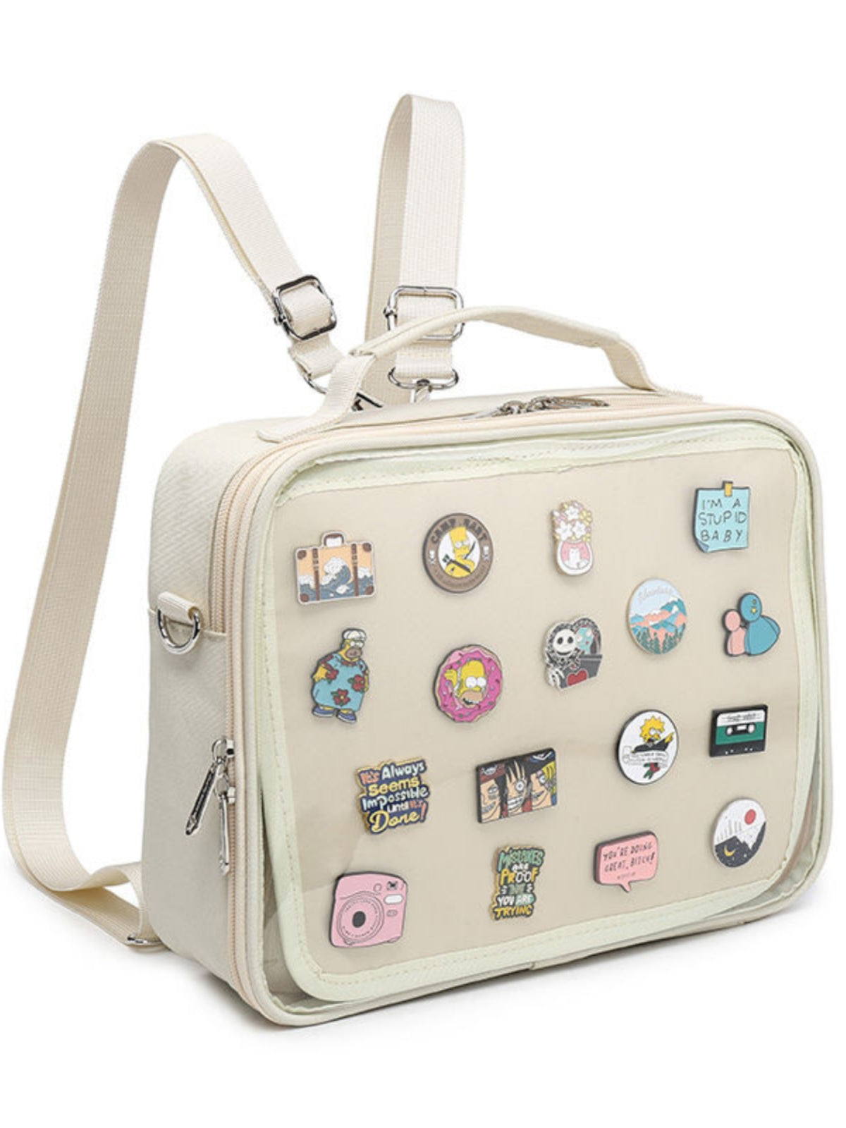 Oxford Cloth Snack Backpack Handbag