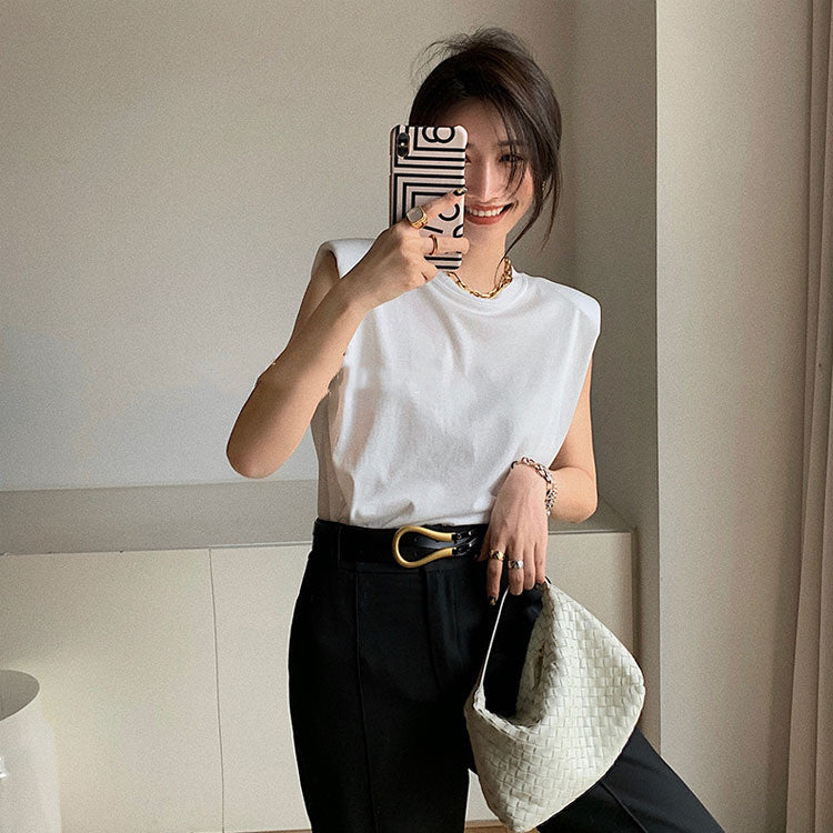 2020 Summer Women's Sleeveless Casual T-Shirt