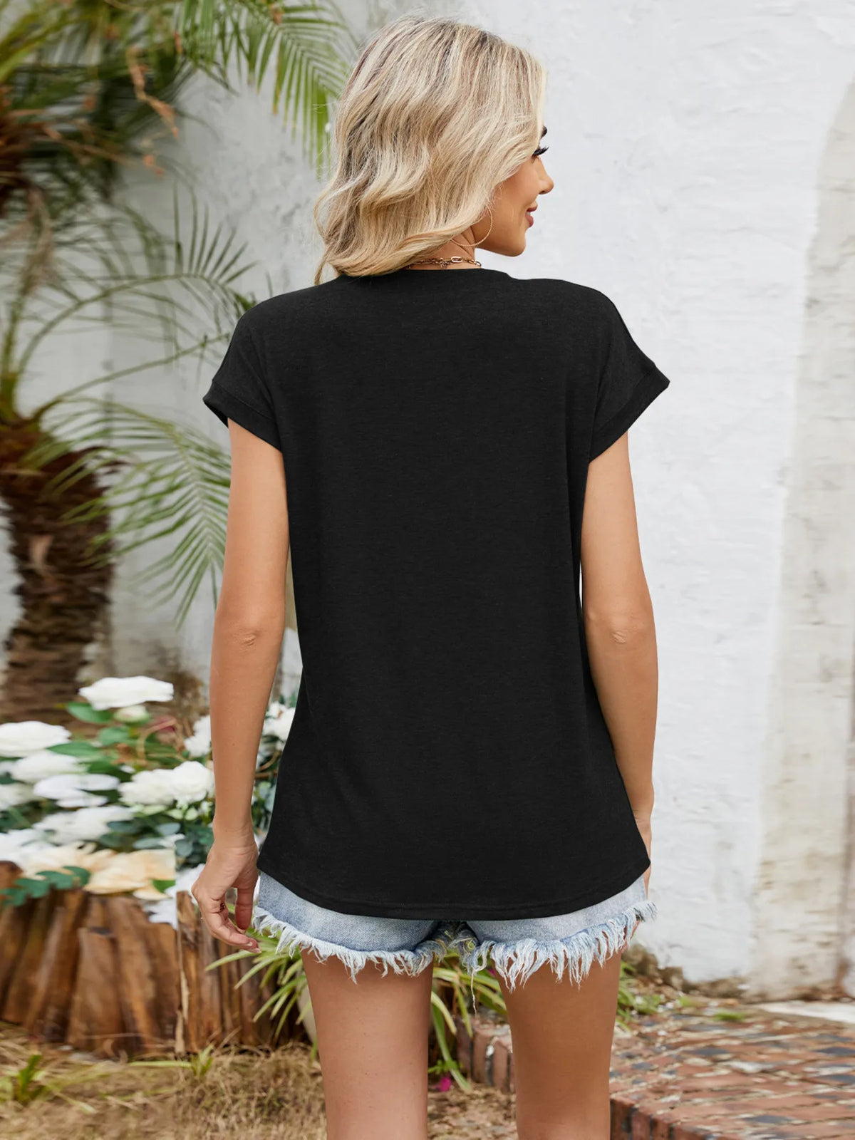 Relaxed Fit V-Neck T-Shirt
