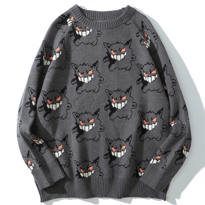 Dinosaur Jacquard Lazy Sweater Couple