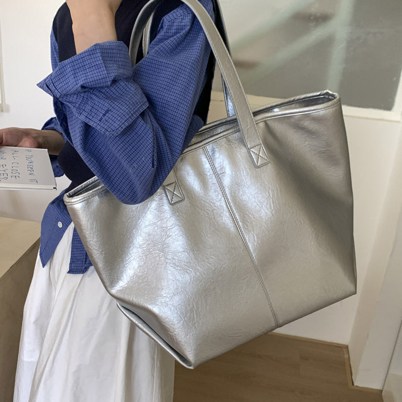 Large-Capacity Tote Handbag
