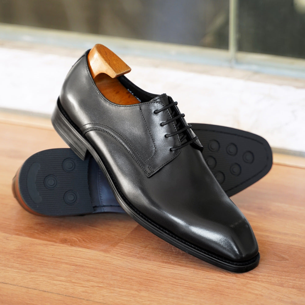 Men's Vintage Fashion Square-Toe Leather Shoes