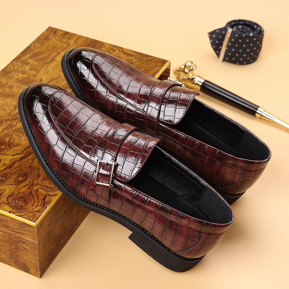 Men's Casual Plus-Size Leather Shoes