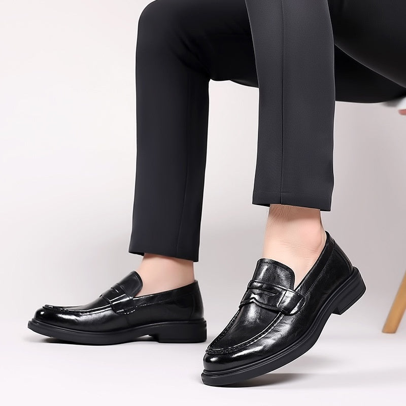 Men's Breathable Casual Leather Shoes