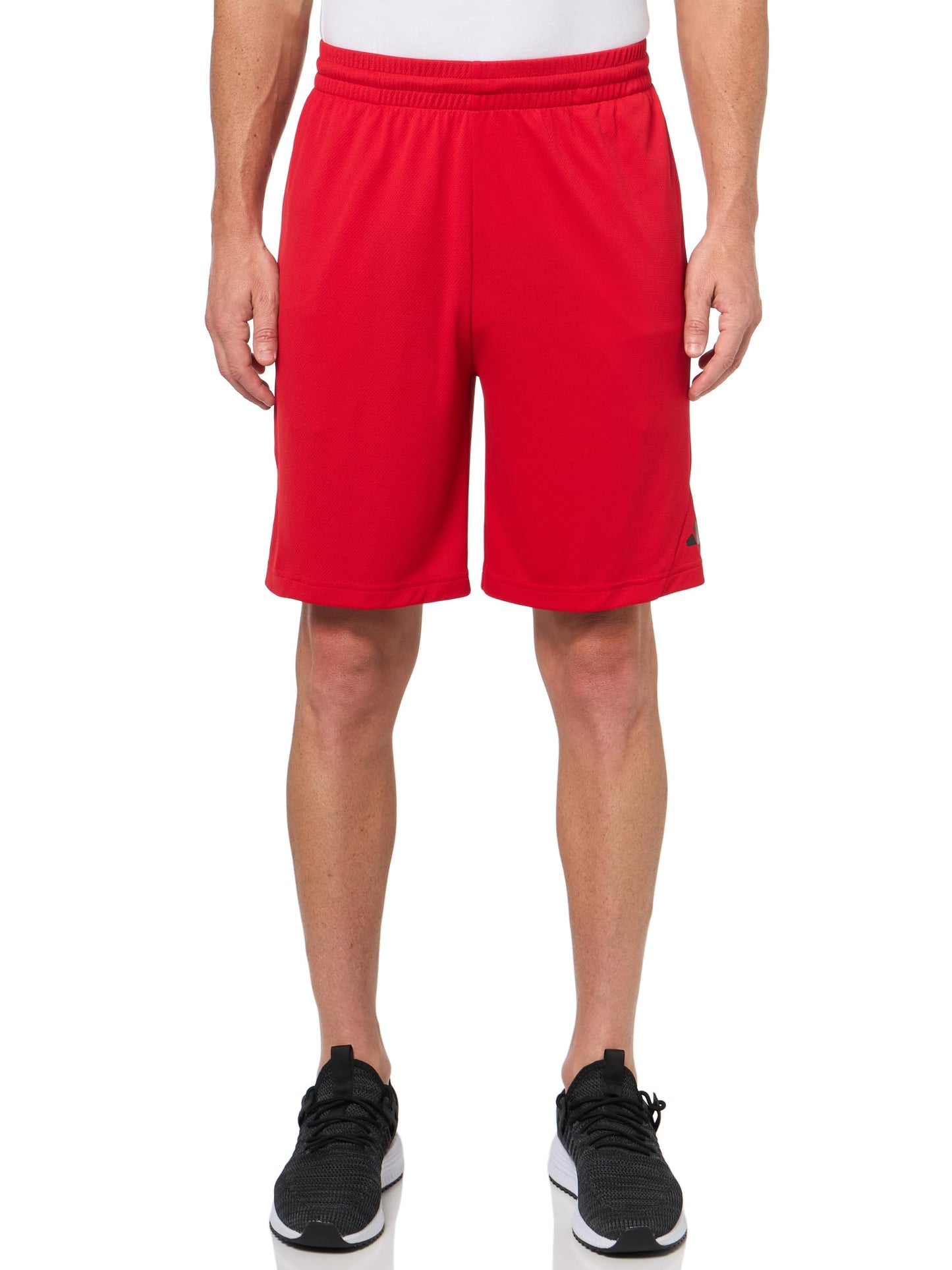 adidas Mens Badge of Sport Basketball Shorts Better Scarlet/Better Scarlet XX-Large/7" Inseam