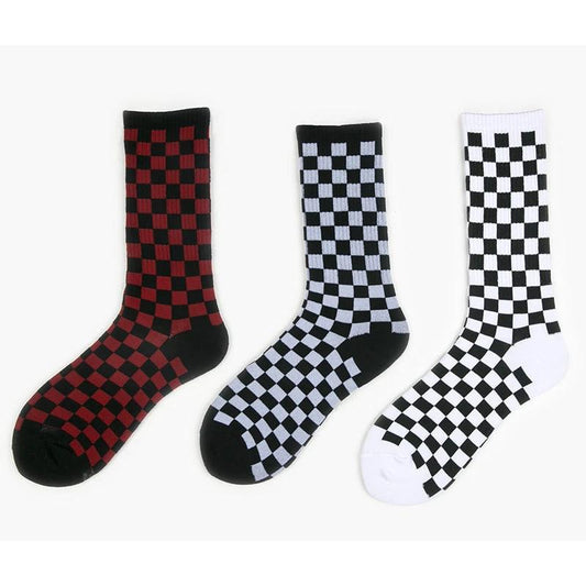 Calcetines de cuadros para hombre