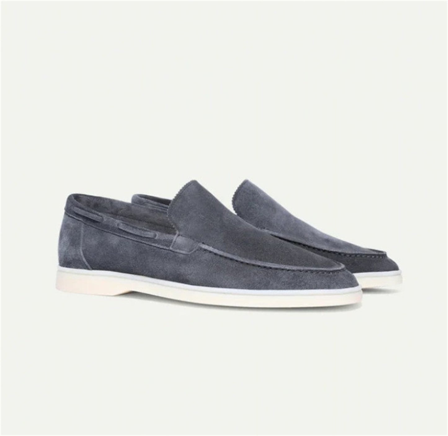 Frosted Suede Driving Flats