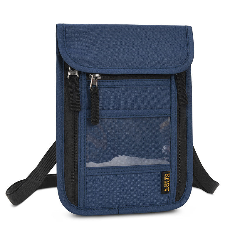 Multifunctional Passport Bag Ticket Clip Carrying Case Large Capacity