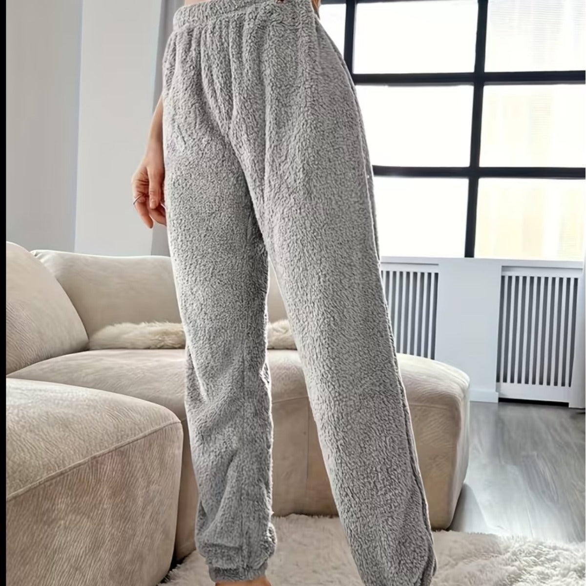 Casual Solid-color Pants Sweatpants Pajama Pants Loungewear