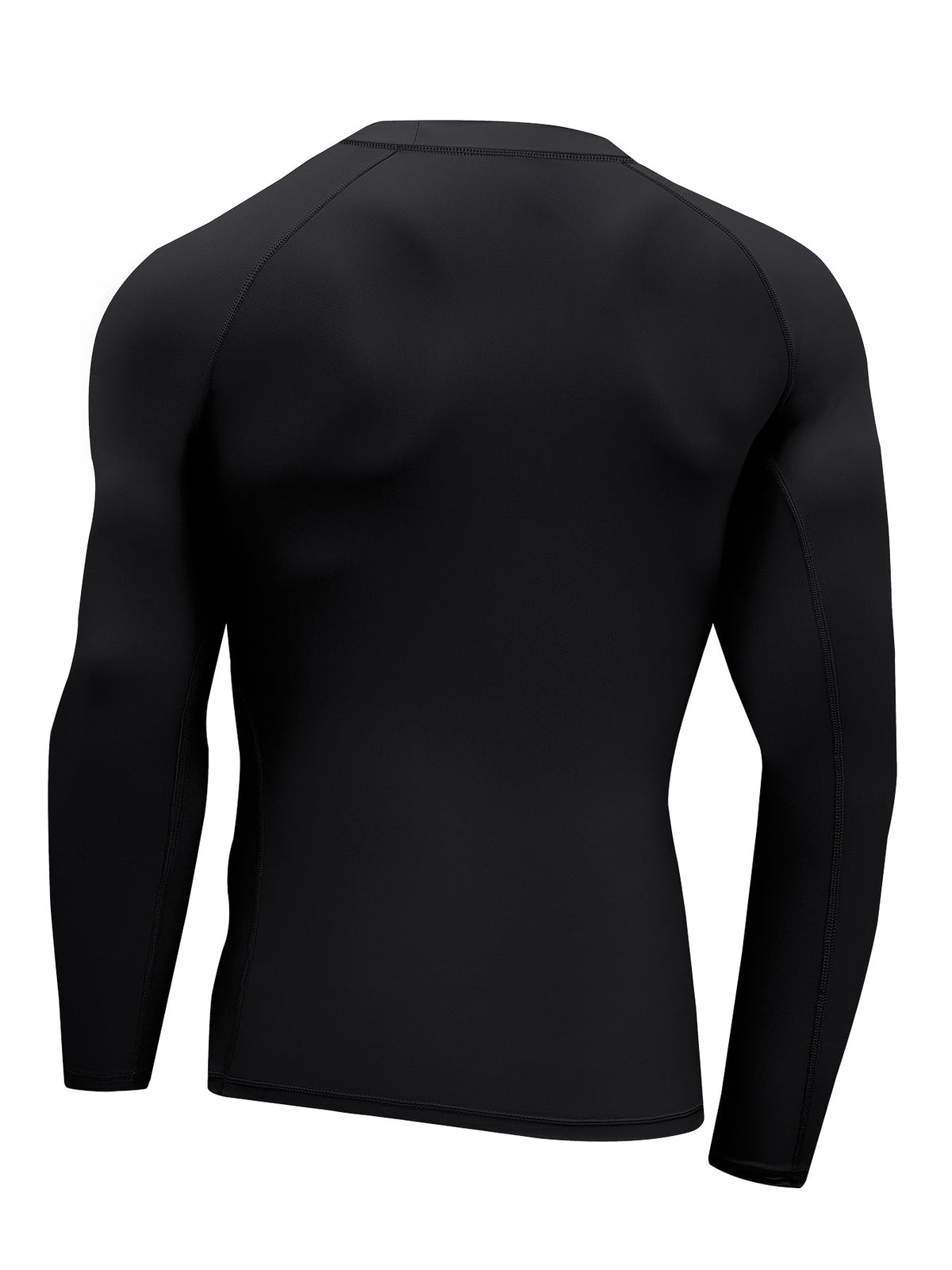 Ethereal Wolf in the Moonlight Men's Long-Sleeve Surfing Top (Front Printing)