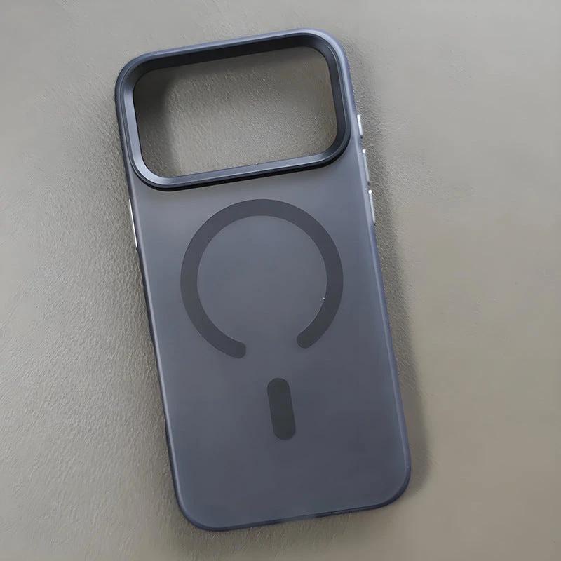 Applicable To 17promax Phone Case New Magnetic Simple Skin Sense Drop-resistant Protective Cover