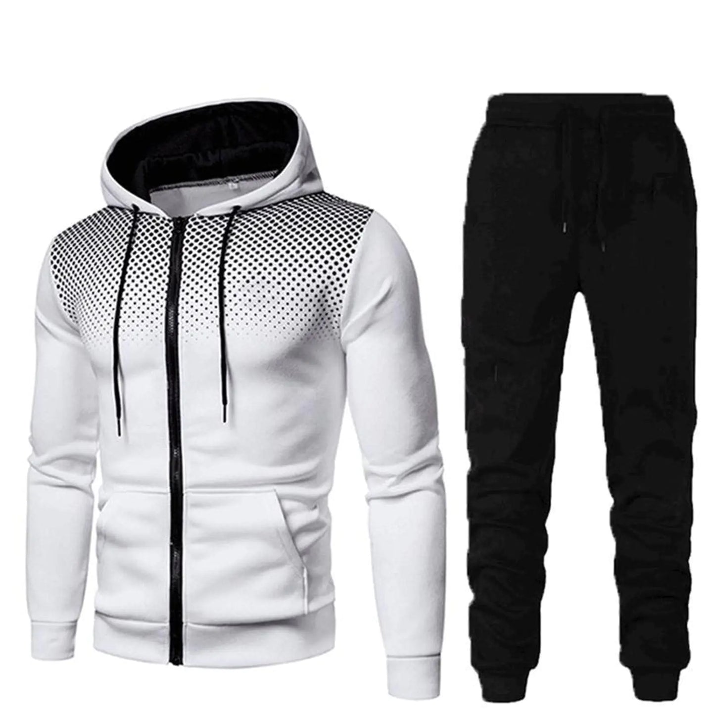 Conjunto de sudadera con capucha para hombre, 2 piezas, pantalones de chándal, chándal de otoño de manga larga, sudaderas para hombre, pantalones deportivos, pantalones de chándal para hombre