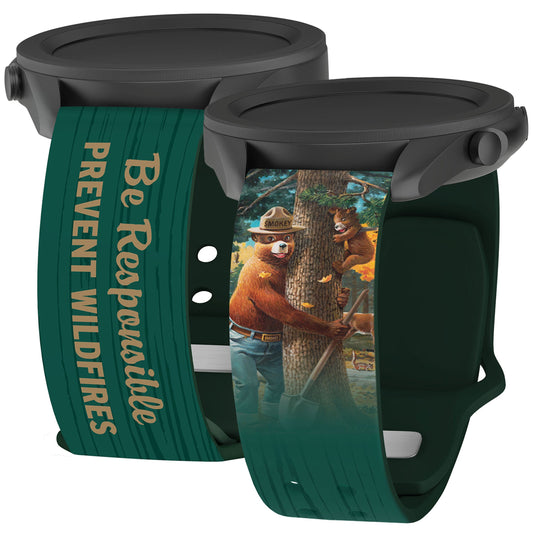 Smokey Bear Classic HD  Watchband for Samsung, Garmin, Fossil, and More