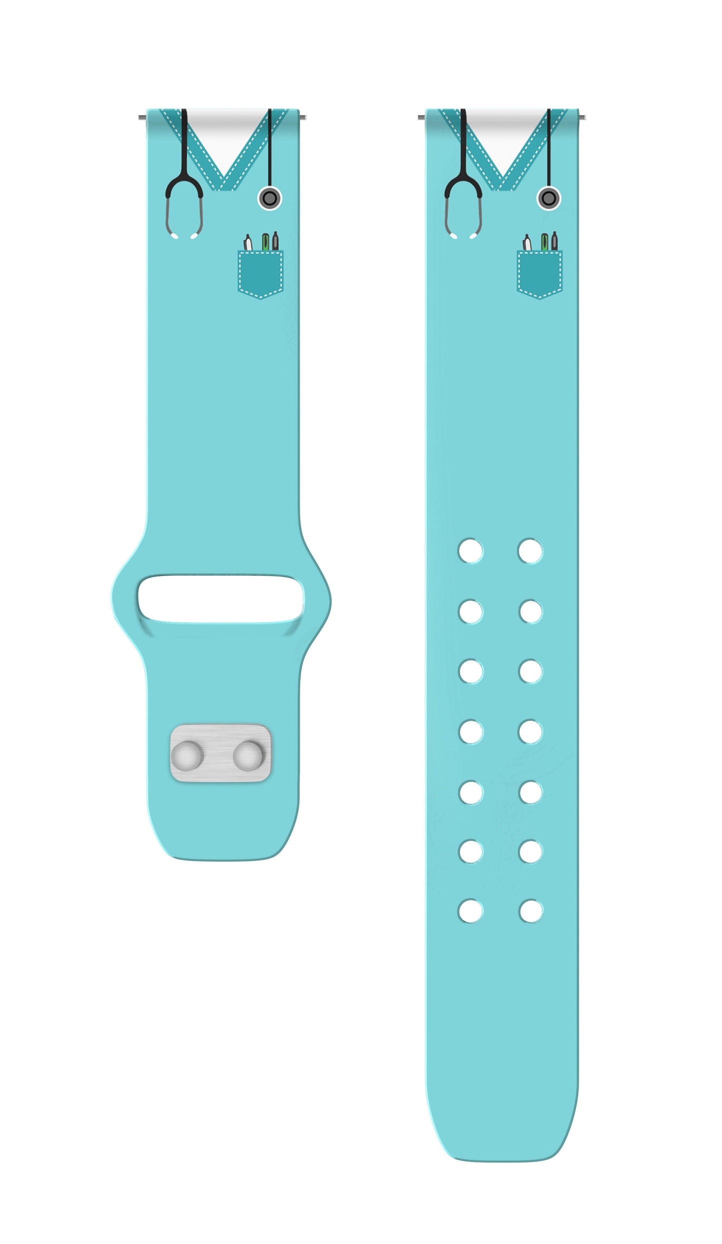 Nursing HD  Watchband for Samsung, Garmin, Fossil, and More for Samsung, Garmin, Fossil, and More