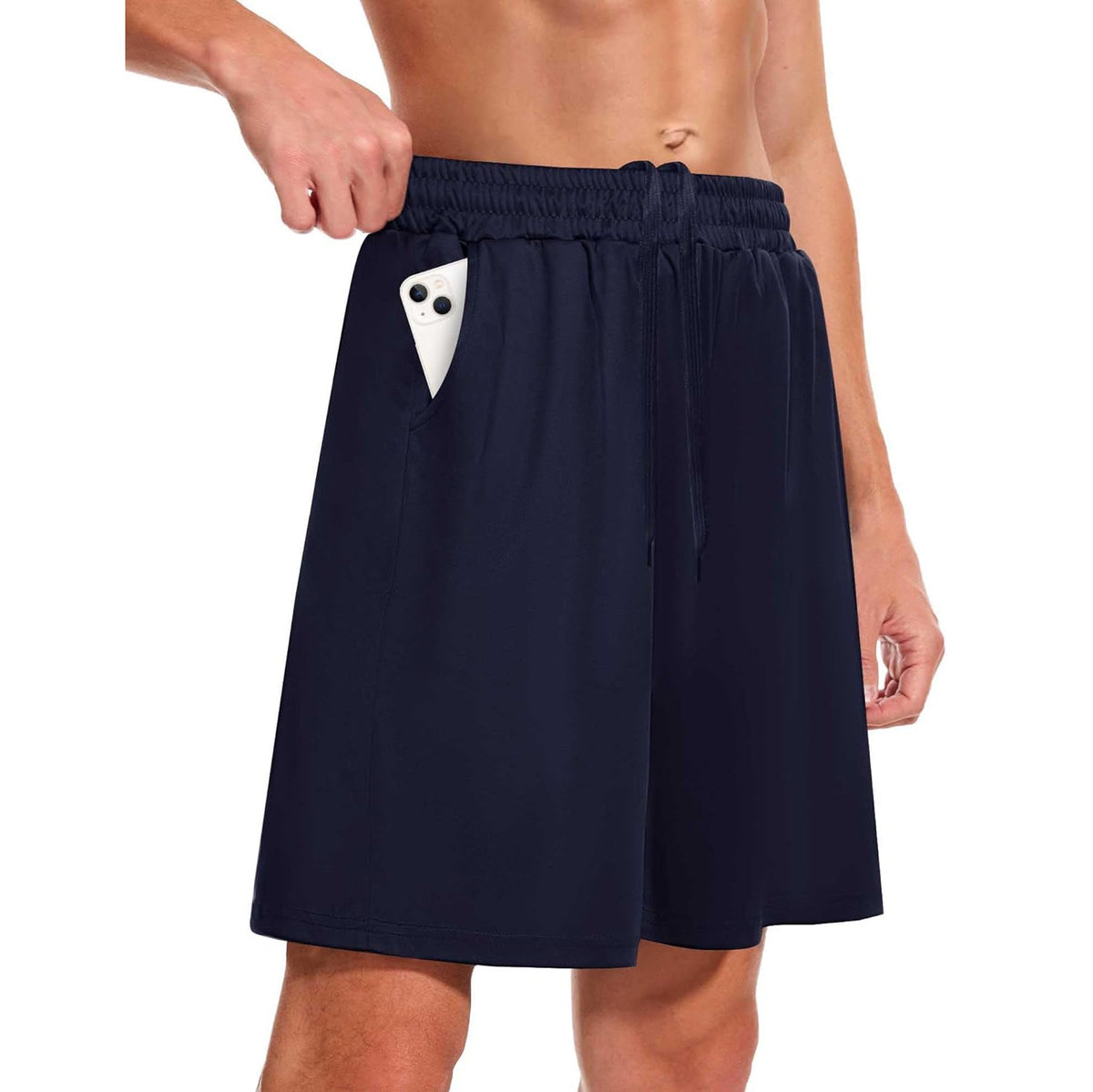 Men's Summer Outdoor Loose-Fitting Quick-Dry Breathable Pocket Casual Basketball Running Fitness Shorts
