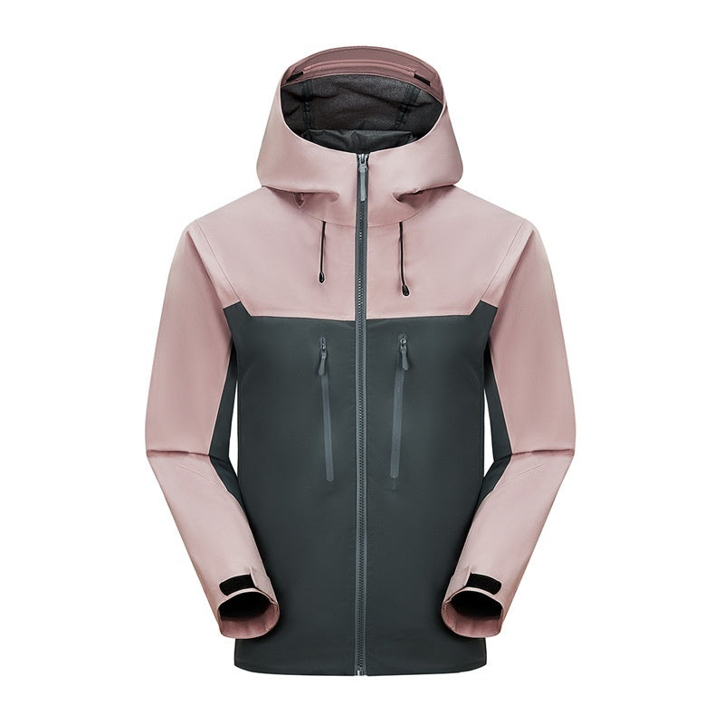 Chaqueta Impermeable Rígida Monocapa para Senderismo Unisex