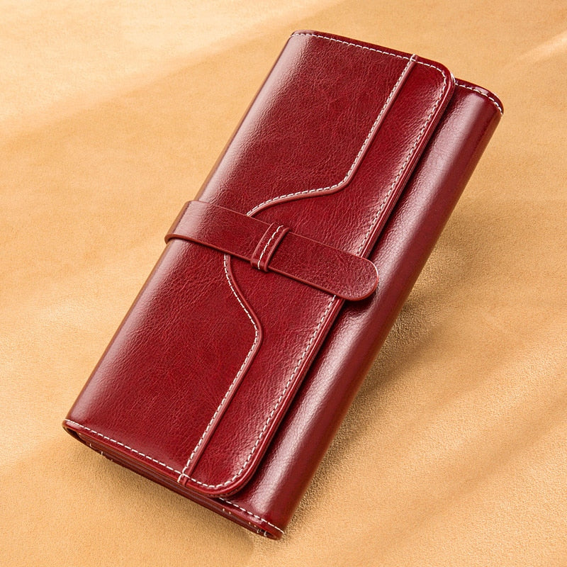 Large Capacity Leather Handbag