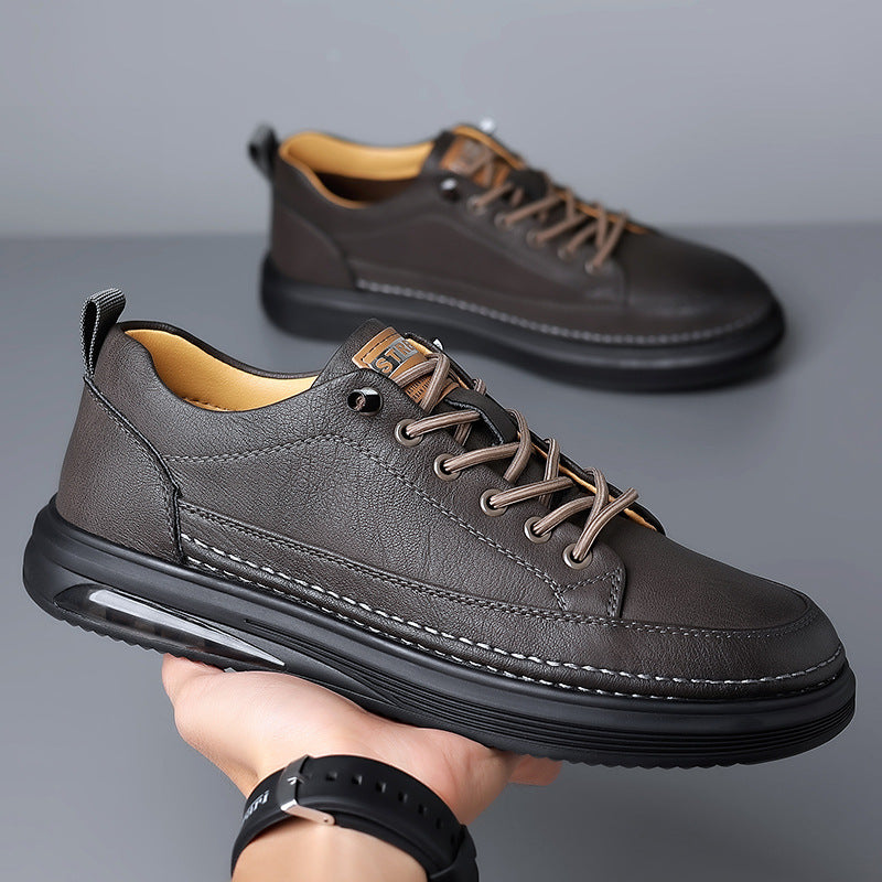 Cotton-padded Velvet Casual Lace-Up Flats
