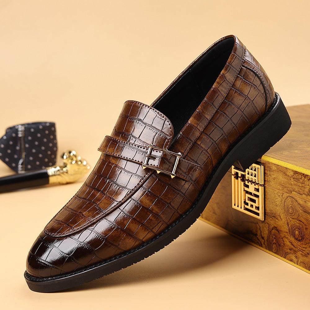 Men's Casual Plus-Size Leather Shoes