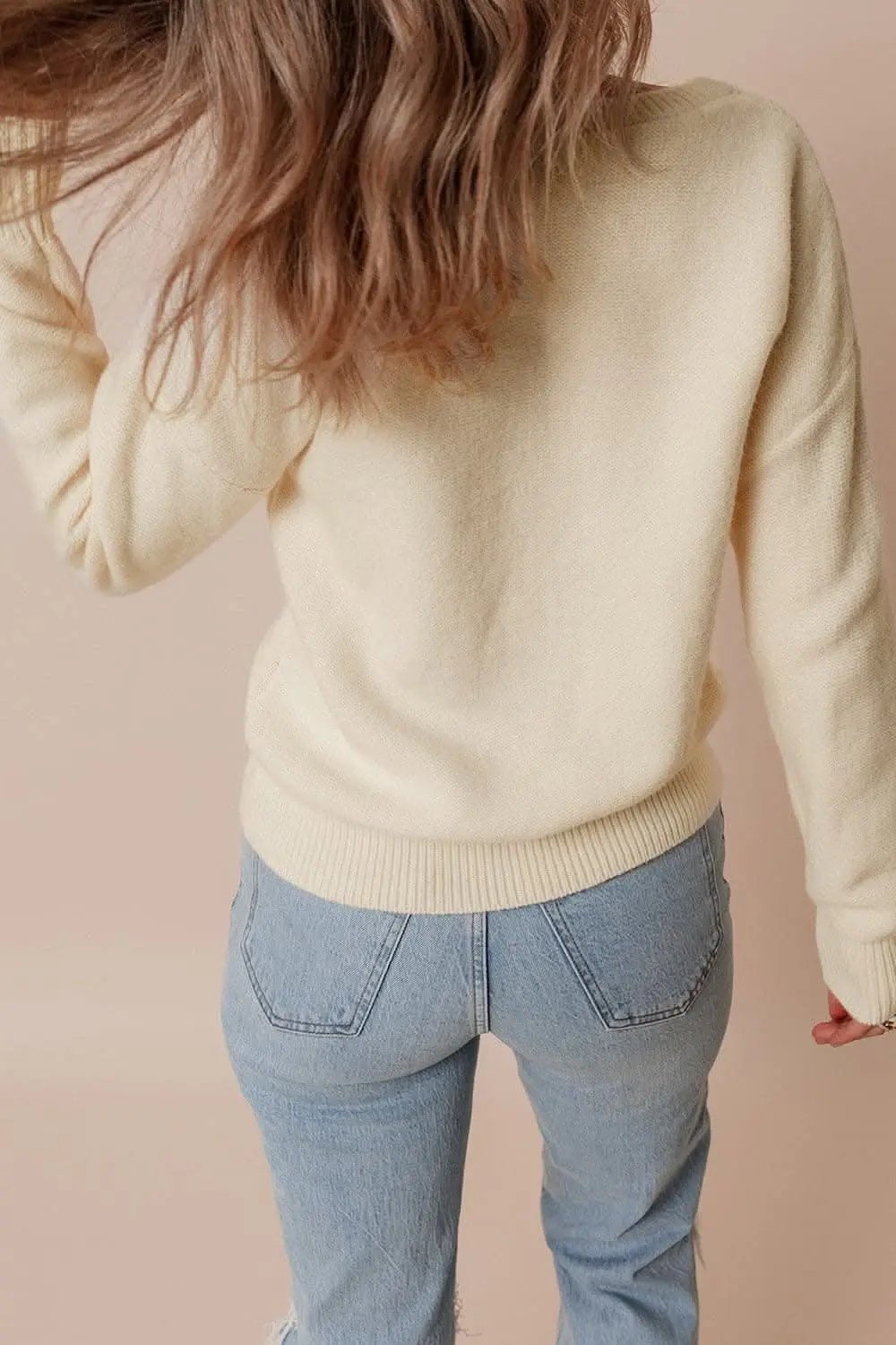 Sweaters Trendsi Chic floral crochet sweater