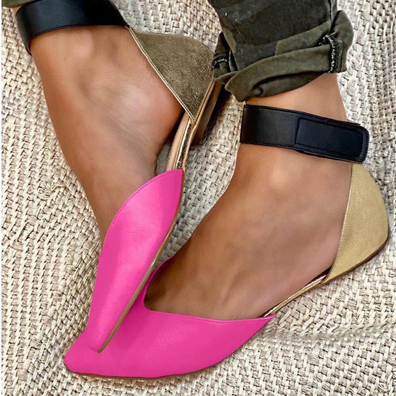 Women's Personality Velcro Hollowed Sandals
