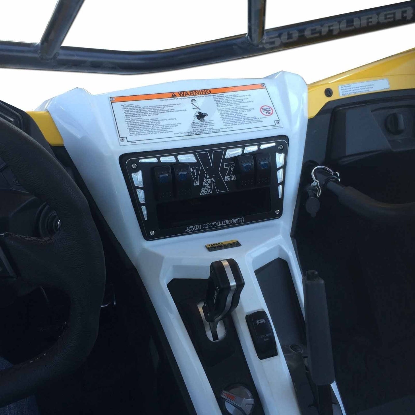 YXZ 1000R Custom CNC 4 Switch Dash Panel