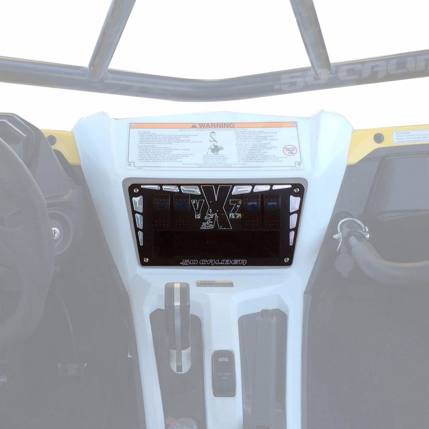 YXZ 1000R Custom CNC 4 Switch Dash Panel