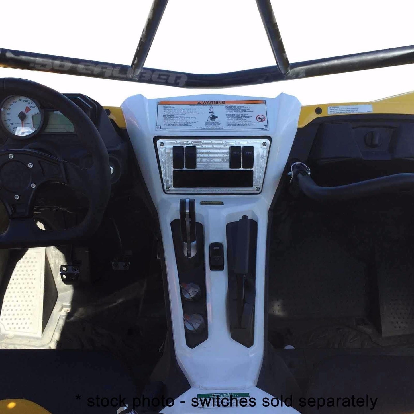 YXZ 1000R Custom CNC 4 Switch Dash Panel
