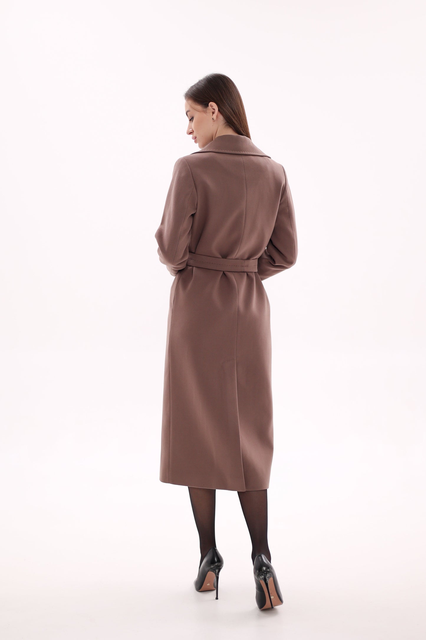 Gabardina clásica Harrington envolvente en Moca Mousse