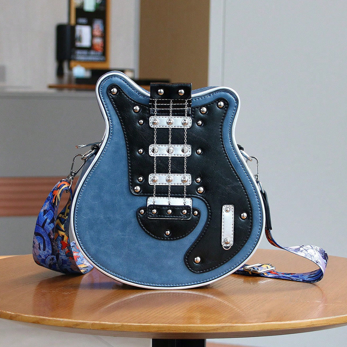 Women's Personalized Guitar Messenger Bag