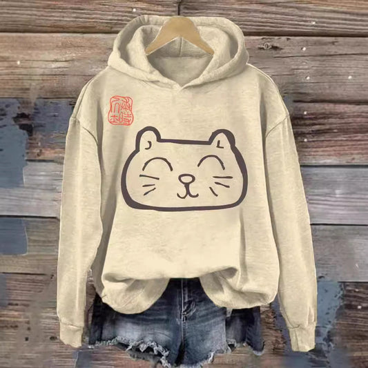 Sudadera con capucha para mujer con estampado digital 3D – Gráfico casual