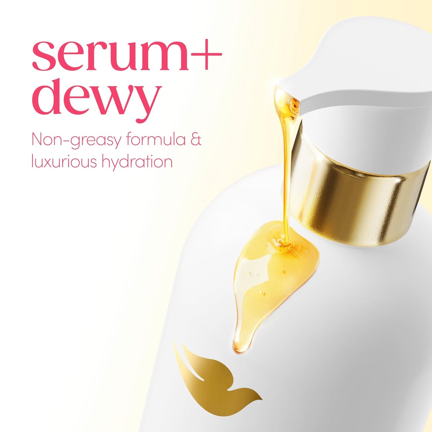 Dove Coconut & Geranium Oil Body Wash Serum + Dewy For Women for Hydrated & Repaired Skin 15.3 fl oz