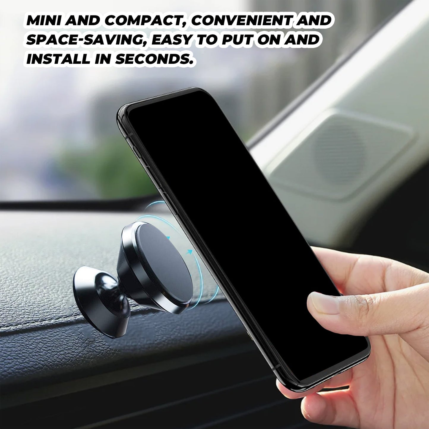 Car Stand New Magnetic Folding Mobile Phone Stand For Rotating Dashboard Navigation For Cars