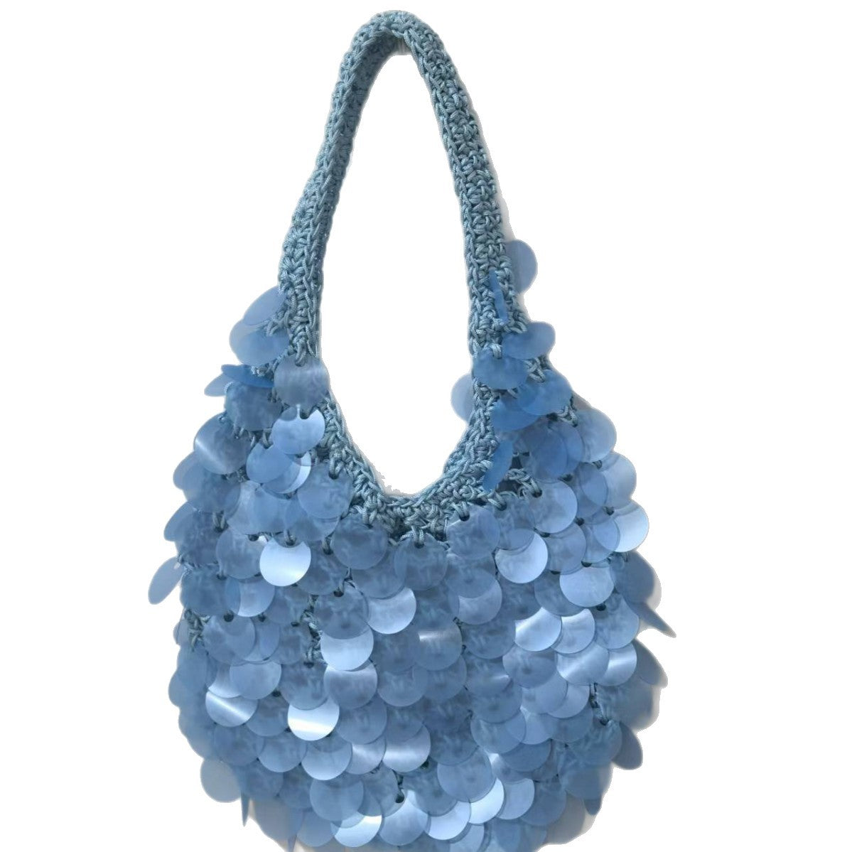 New High-End Handmade Natural Sequin Handbag For Women