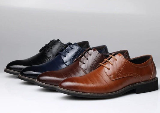 Zapatos de cuero para hombre casual de negocios