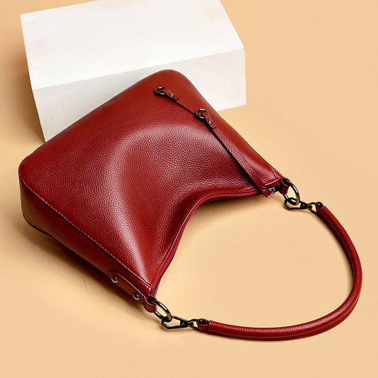 Tote Bag Women's Large Capacity Leather Messenger Bag