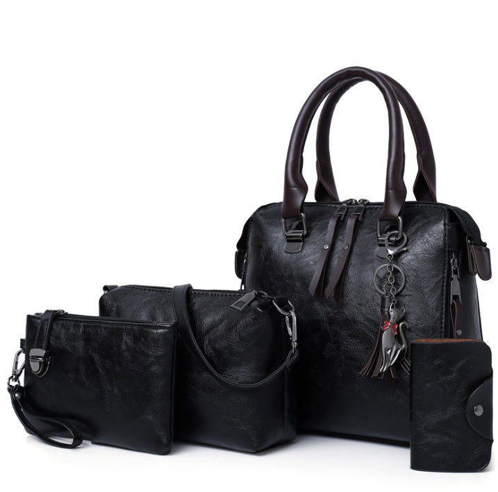 Women's Multi-Piece Retro Messenger Bag Set